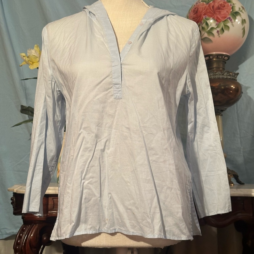 Ann Taylor Light Blue Button Down Shirt